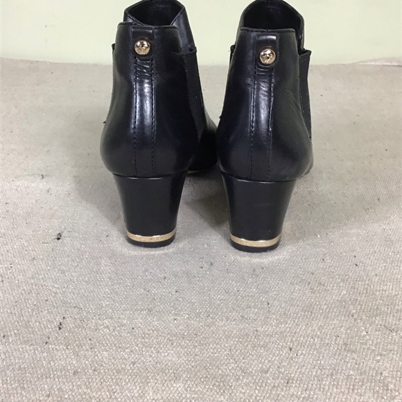 Vero Cuoio Signature black leather ankle bootie Women’s Size 8.5 - Picture 3 of 10